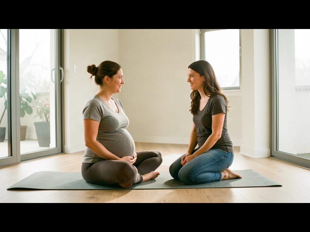 A doula supporting an expectant mom in Fort Collins, Colorado: CO birth support and doula care