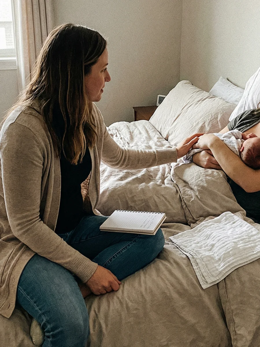 Postpartum doula support
