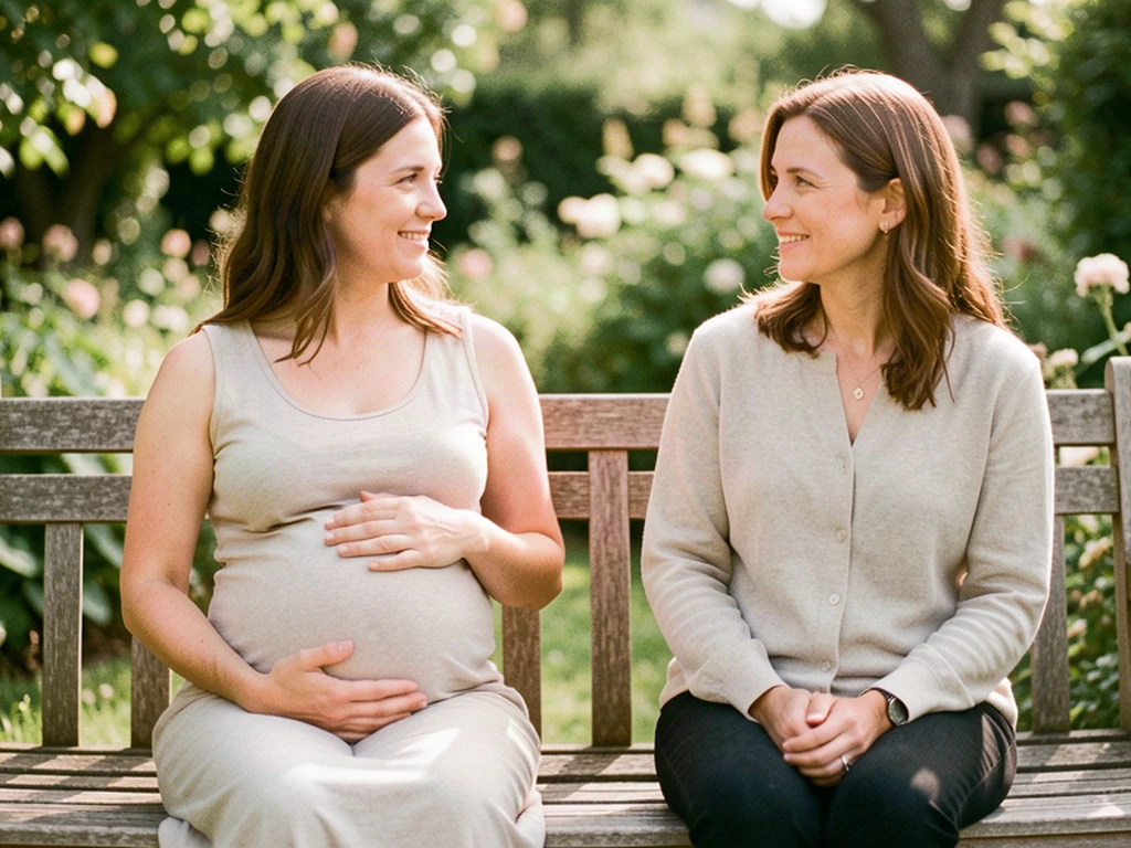 A doula providing hands-on support to a pregnant mom in Jacksonville, Florida: St. Johns River birth community