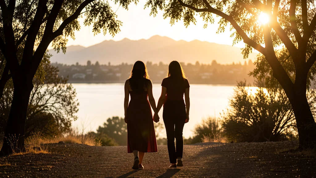 A doula walking alongside an expectant mom in Moreno Valley, California