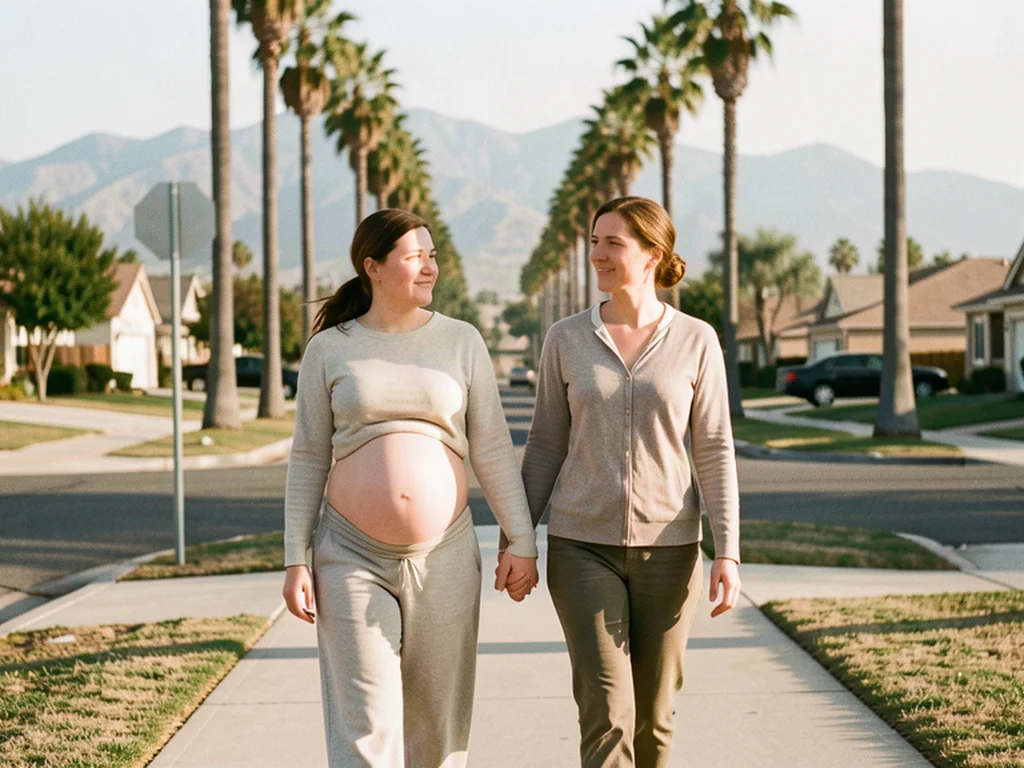 A doula supporting an expectant mom in Ontario: CA birth support and doula care