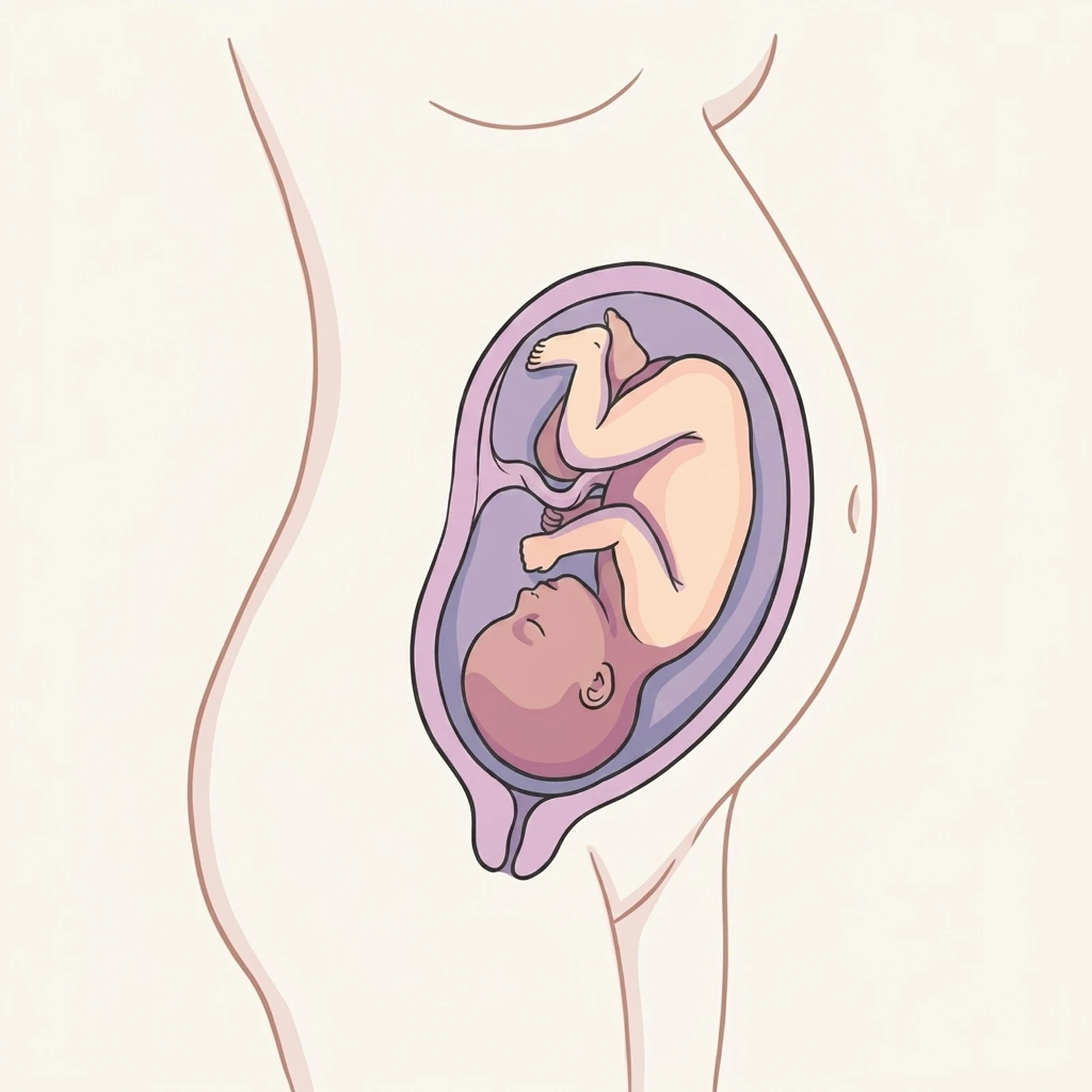Week 20 pregnancy illustration — Halfway there!