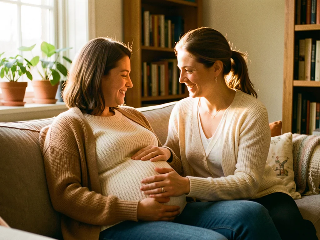 A doula supporting an expectant mom in Princeton: Collin County birth support and doula care