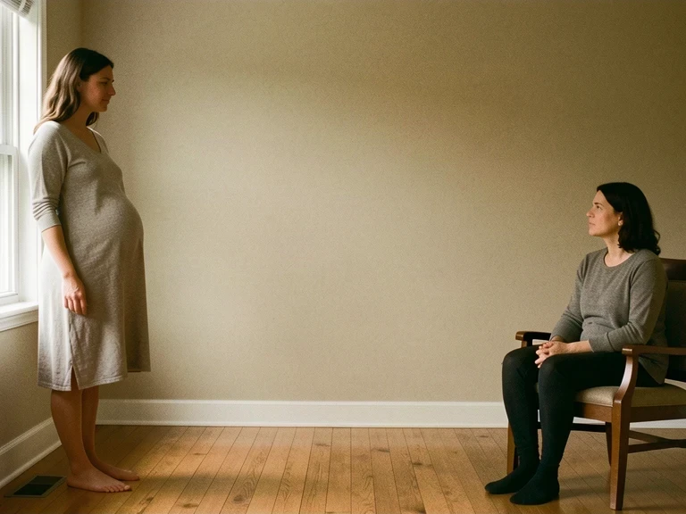 A doula supporting an expectant mom in Stamford, Connecticut: CT birth support and doula care