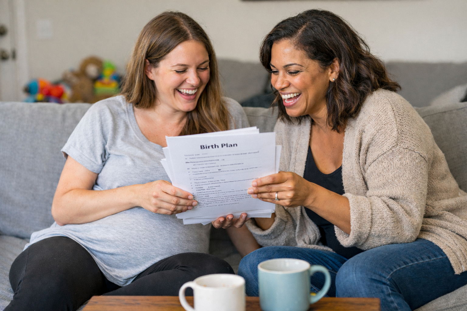 Free Birth Plan Template pregnant woman and doula planning